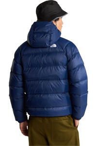 The North Face chaqueta outdoor hombre M HYDRENALITE DOWN HOODIE AZUL vista trasera