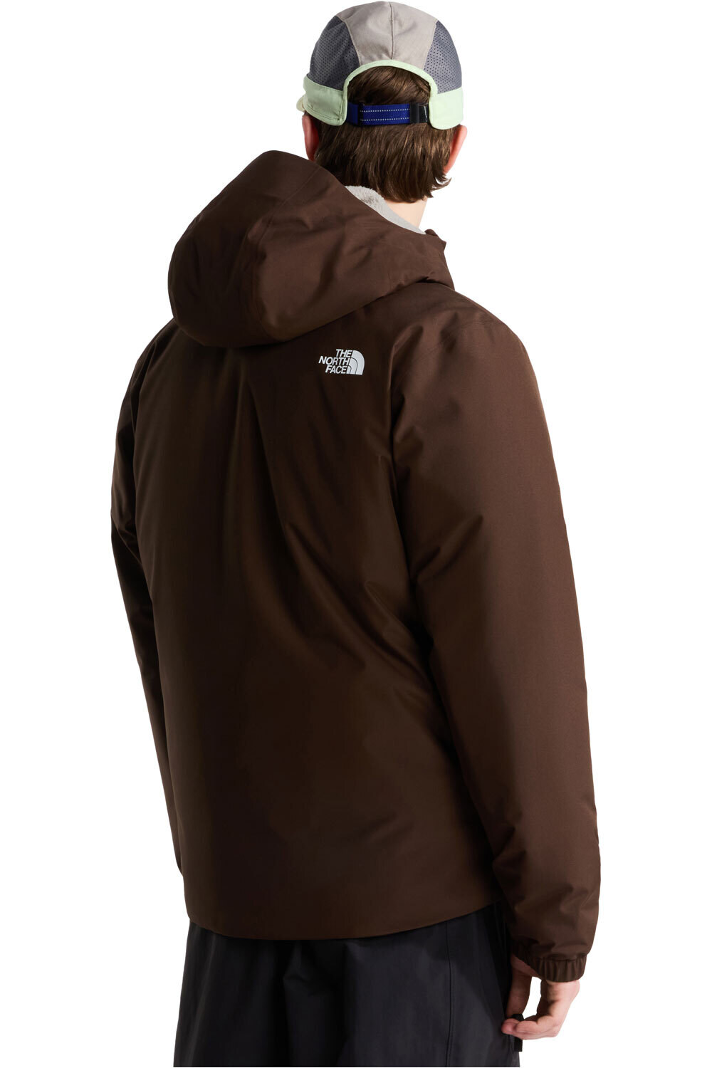The North Face chaqueta outdoor hombre M QUEST MONO INS JACKET MARRON vista trasera