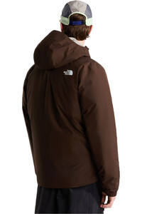 The North Face chaqueta outdoor hombre M QUEST MONO INS JACKET MARRON vista trasera