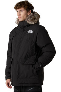 The North Face chaqueta outdoor hombre MCMURDO NEGRO vista detalle