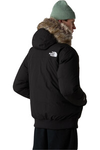 The North Face chaqueta outdoor hombre MCMURDO NEGRO vista trasera