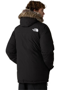 The North Face chaqueta outdoor hombre MCMURDO NEGRO vista trasera