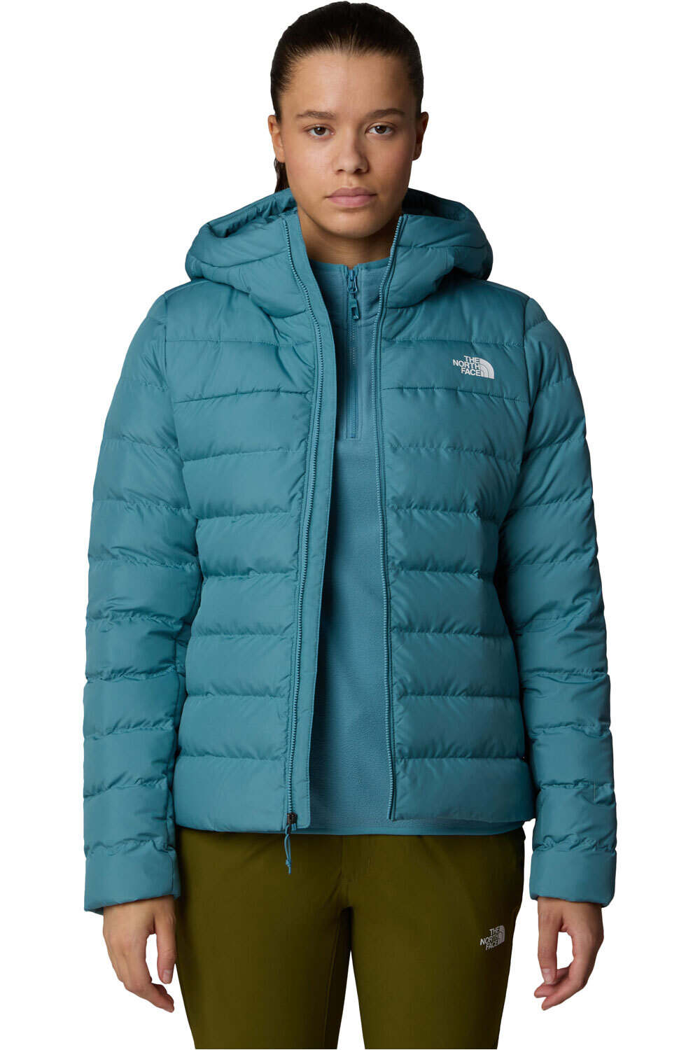 The North Face chaqueta outdoor mujer ACONCAGUA 3 AZUL vista detalle