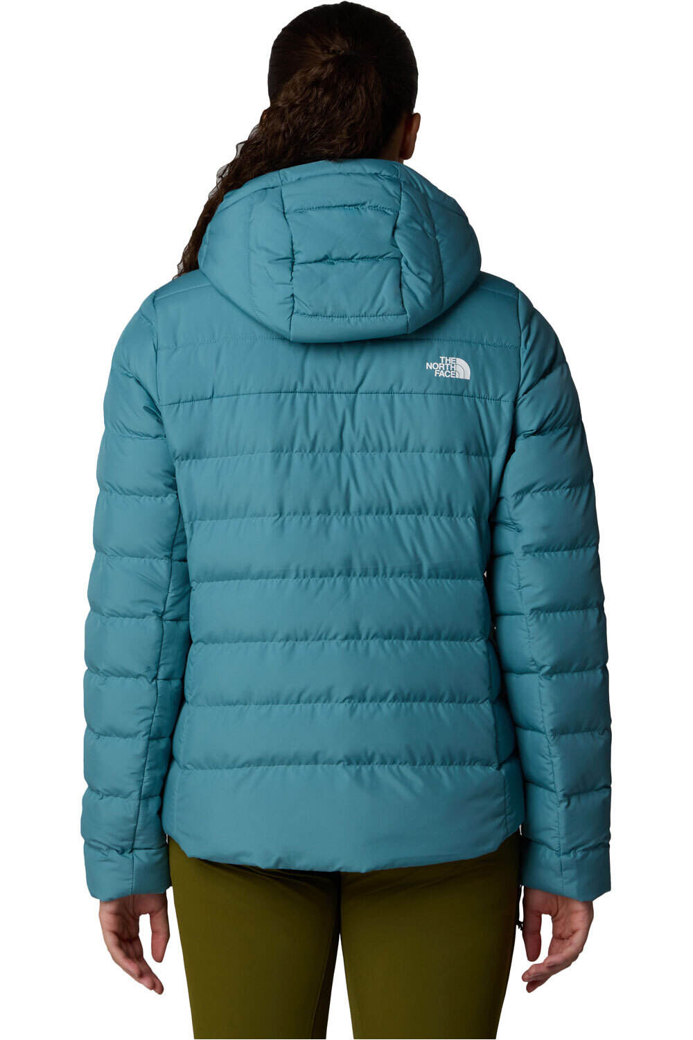 The North Face chaqueta outdoor mujer ACONCAGUA 3 AZUL vista trasera