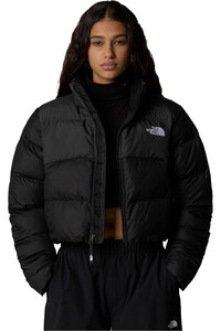 The North Face chaqueta outdoor mujer CROPPED SAIKURU  vista detalle