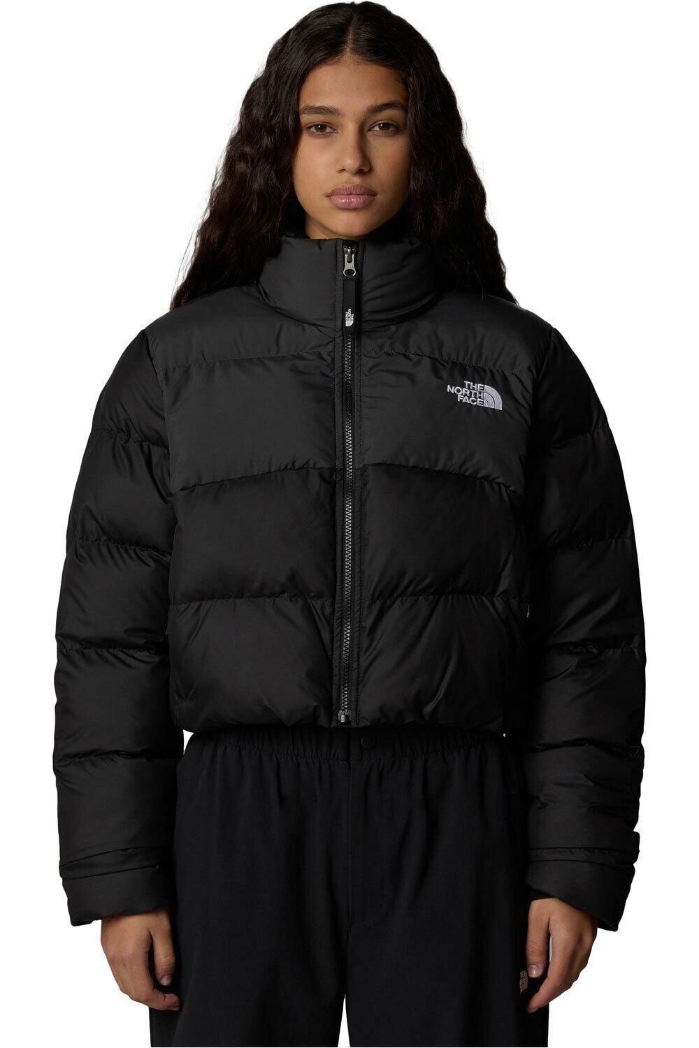The North Face chaqueta outdoor mujer CROPPED SAIKURU  vista frontal