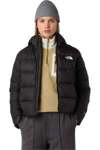 The North Face chaqueta outdoor mujer HYALITE DOWN NEGRO vista detalle