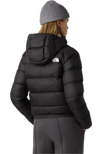 The North Face chaqueta outdoor mujer HYALITE DOWN NEGRO vista trasera