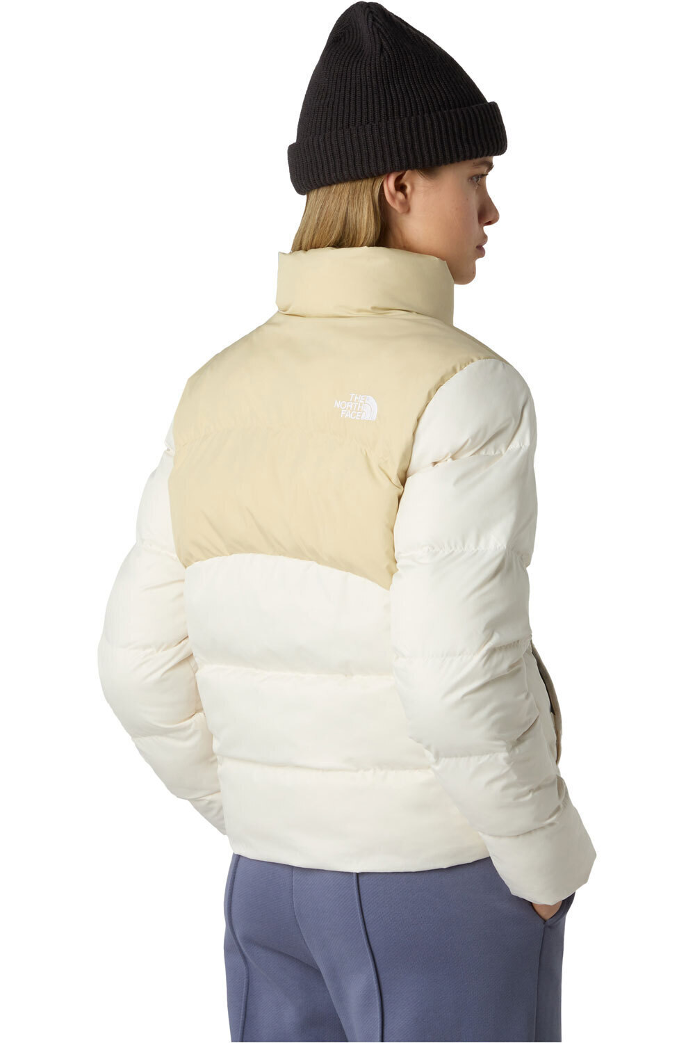 The North Face chaqueta outdoor mujer SAIKURU BLANCO vista trasera
