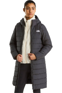The North Face chaqueta outdoor mujer W ACONCAGUA HOODED PARKA MARRON vista detalle