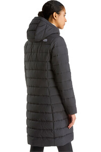 The North Face chaqueta outdoor mujer W ACONCAGUA HOODED PARKA MARRON vista trasera