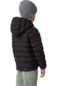 The North Face chaqueta outdoor niño REVERSIBLE PERRITO NEGRO vista trasera