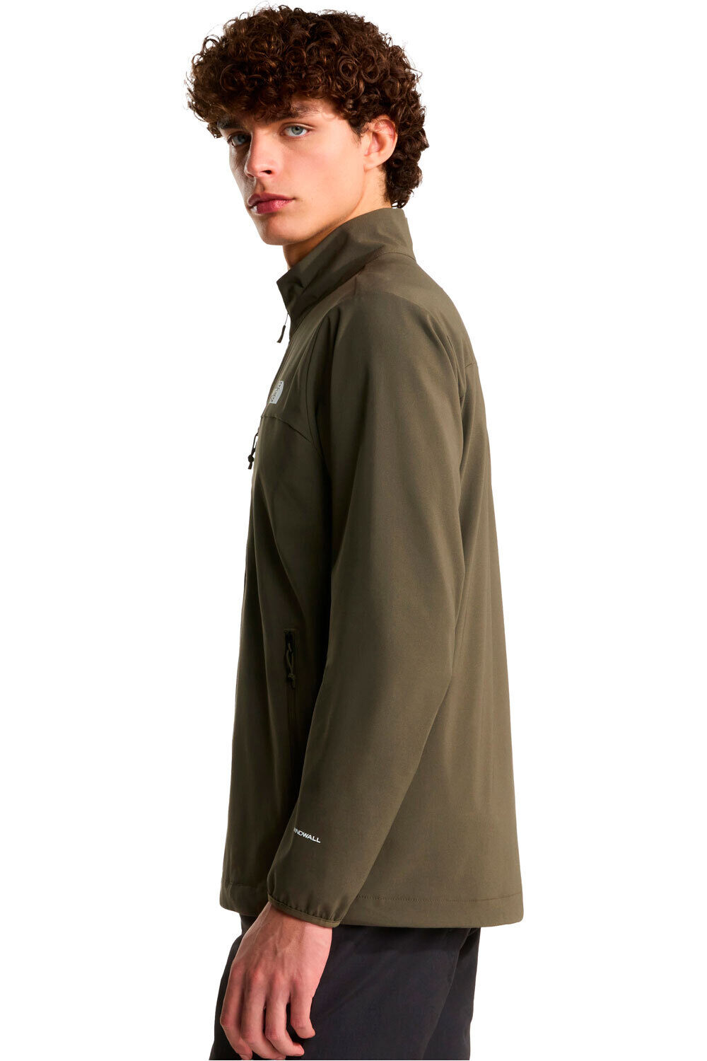 The North Face chaqueta softshell hombre NIMBLE 2 MARRON vista detalle