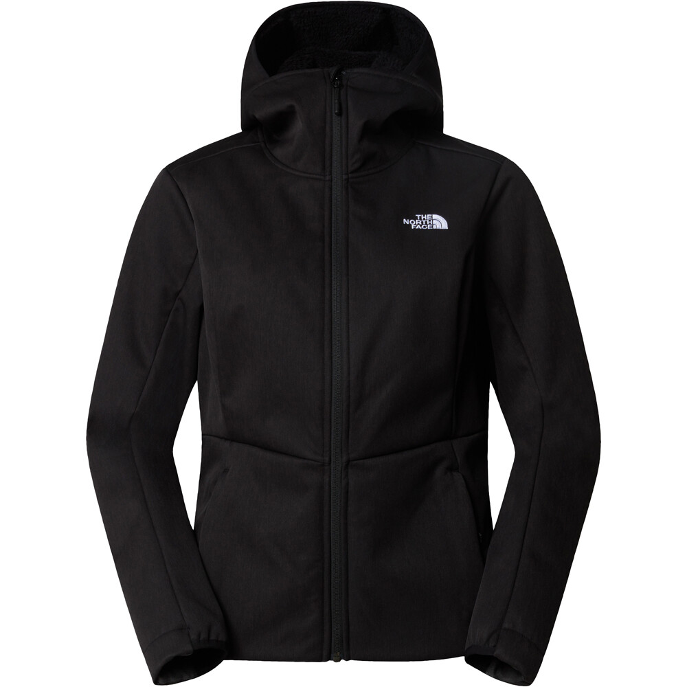 The North Face chaqueta softshell mujer QUEST HIGHLOFT NEGRO 03