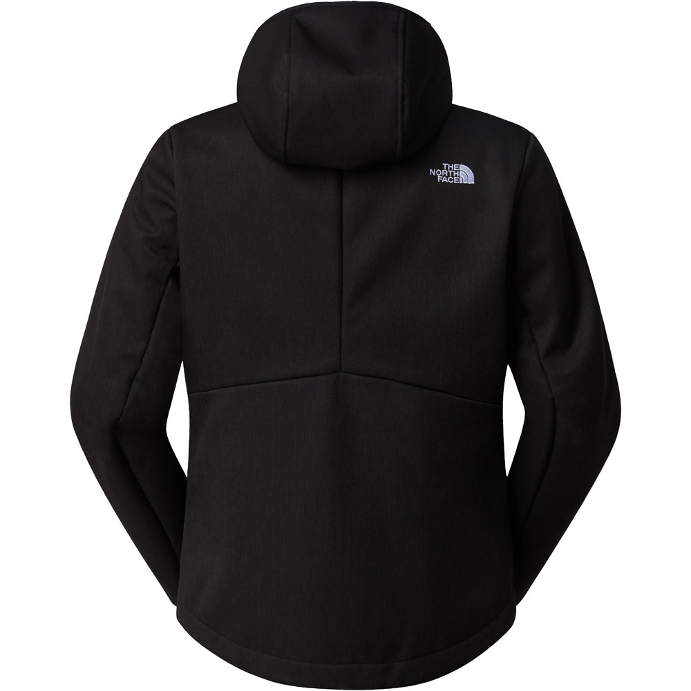 The North Face chaqueta softshell mujer QUEST HIGHLOFT NEGRO 04