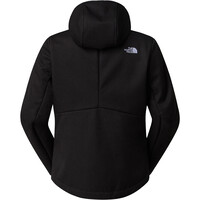 The North Face chaqueta softshell mujer QUEST HIGHLOFT NEGRO 04