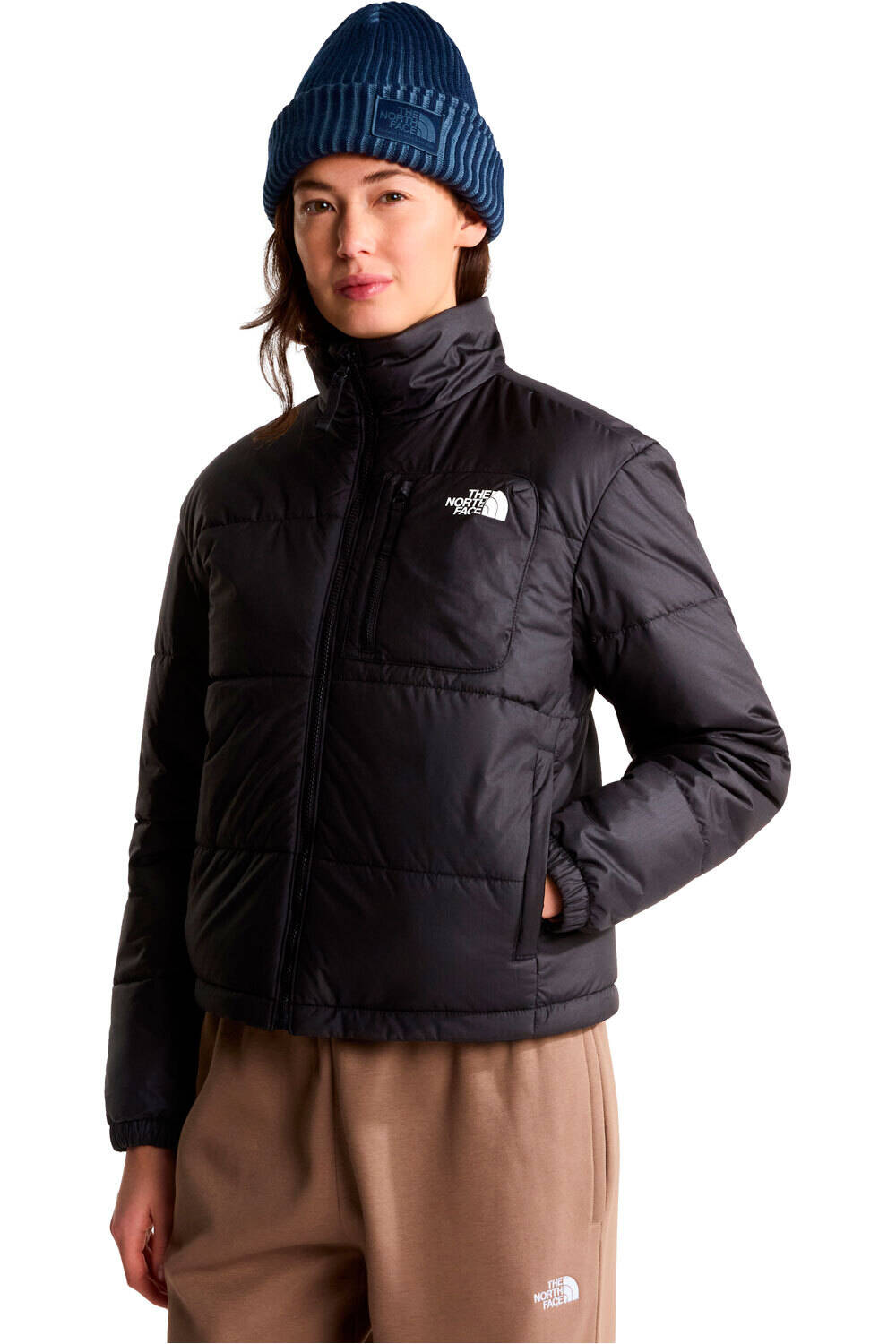The North Face chaqueta softshell mujer W NUKETO SYNTH INS JACKET MARRON vista frontal