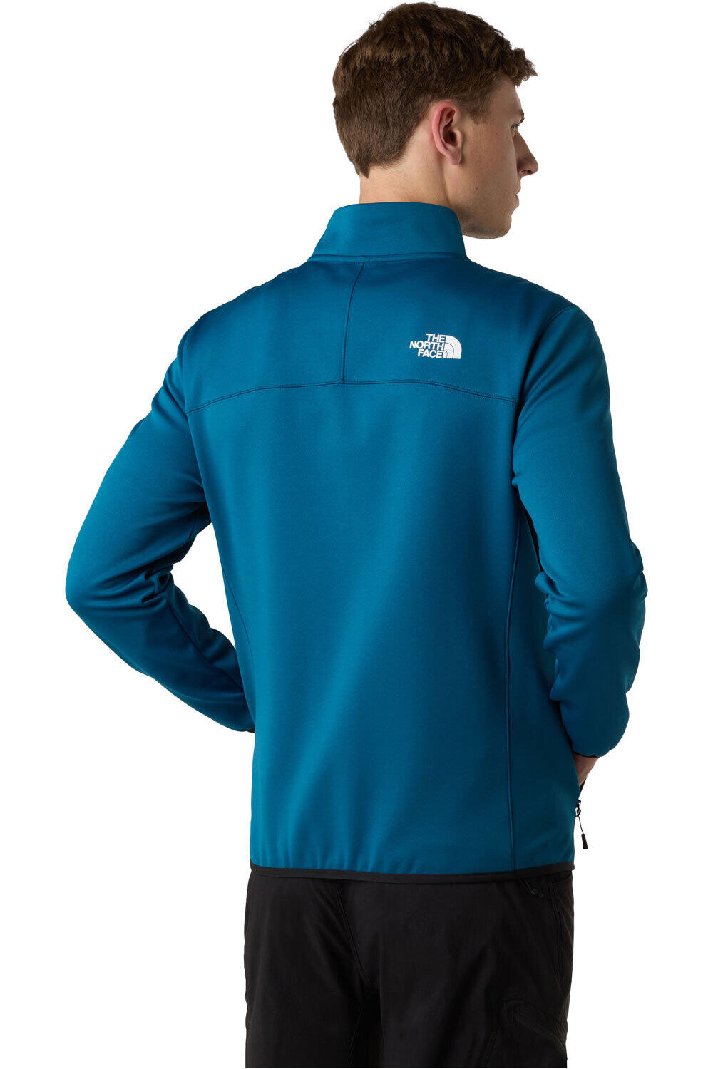The North Face forro polar hombre CREST FZ AZUL vista trasera