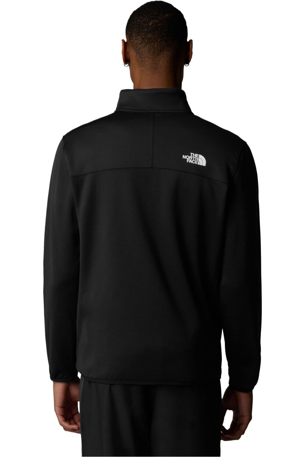 The North Face forro polar hombre CREST NEGRO vista trasera