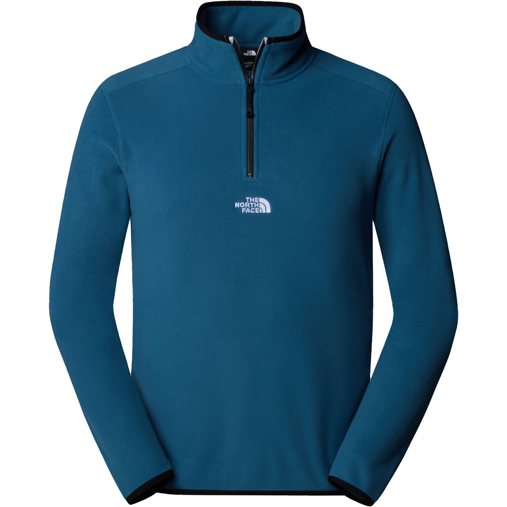 The North Face forro polar hombre GLACIER AZUL vista frontal