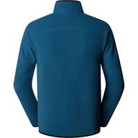 The North Face forro polar hombre GLACIER AZUL vista trasera