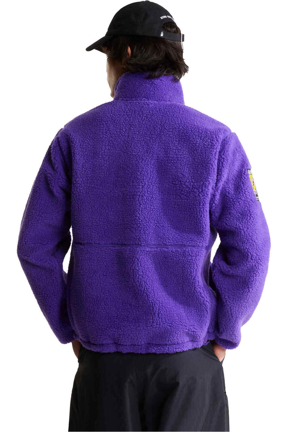 The North Face forro polar hombre M EXTREME PILE 2 FZ JACKET -PBF MORADO vista trasera