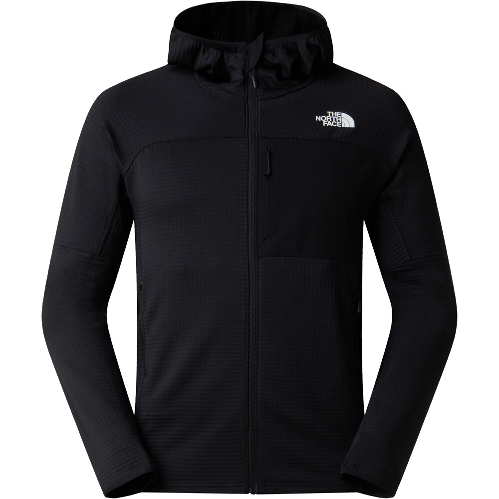 The North Face forro polar hombre M POLARTEC POWERGRID STORMGAP HOODIE MARRON 03