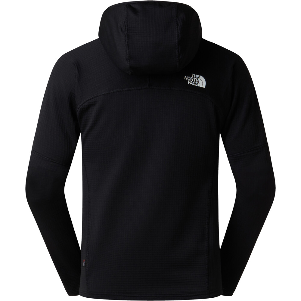 The North Face forro polar hombre M POLARTEC POWERGRID STORMGAP HOODIE MARRON 04