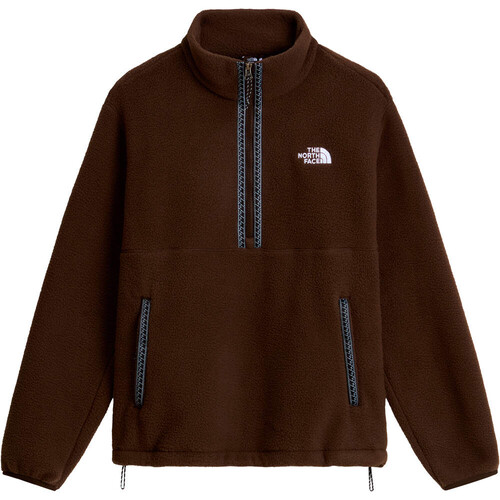 THE NORTH FACE M TNF FLEESKI 1/4 ZIP PO marron
