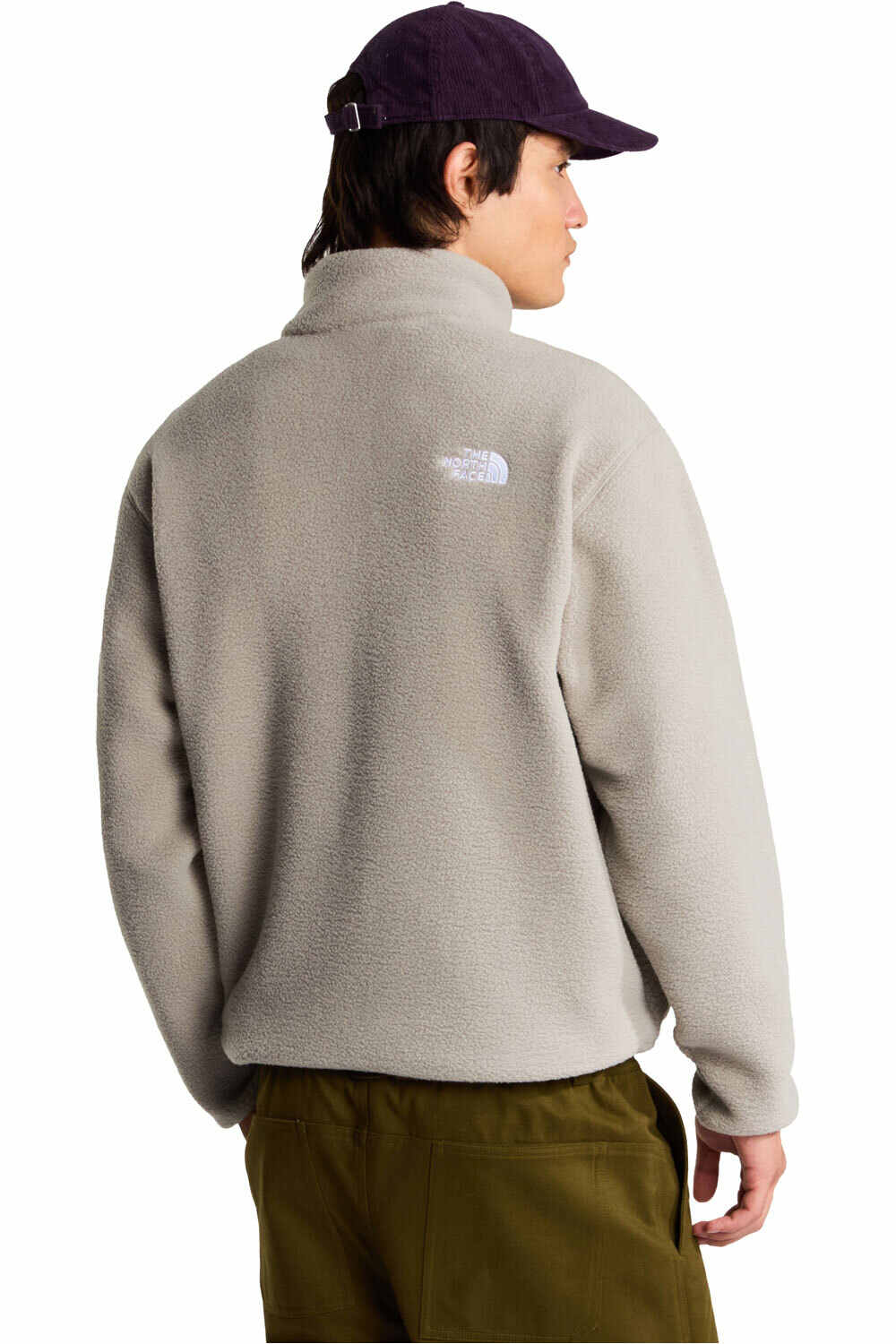 The North Face forro polar hombre M TNF FLEESKI FZ JACKET GRIS vista trasera