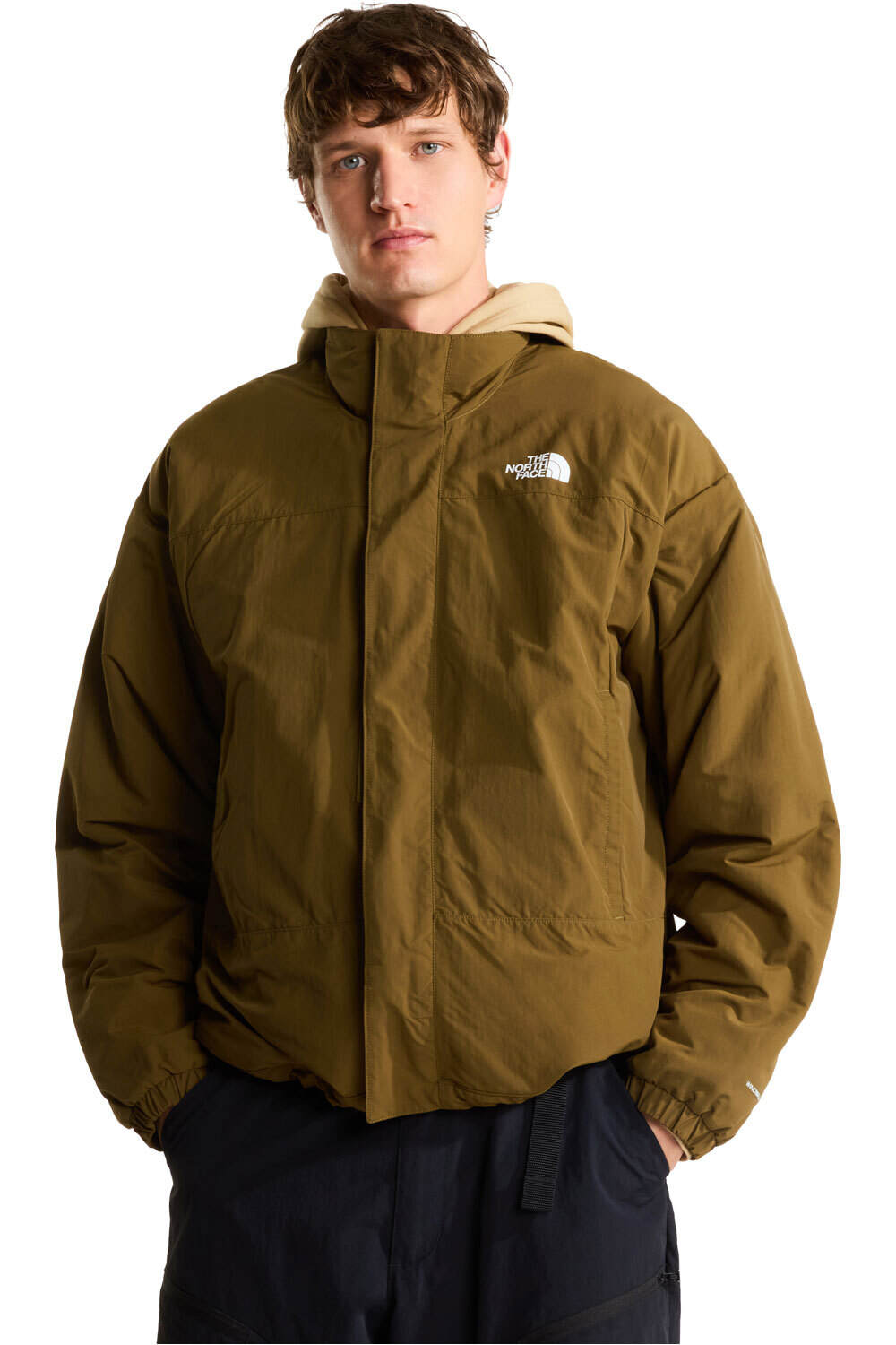 The North Face forro polar hombre M YUMIORI REVERSIBLE JACKET MARRON vista trasera