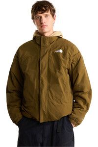 The North Face forro polar hombre M YUMIORI REVERSIBLE JACKET MARRON vista trasera