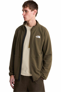The North Face forro polar hombre PACKABLE KECHA MARRON vista detalle