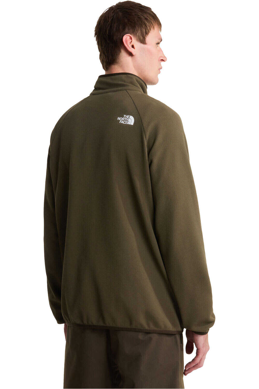 The North Face forro polar hombre PACKABLE KECHA MARRON vista trasera