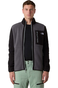 The North Face forro polar hombre YUMIORI GRIS vista detalle