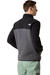 The North Face forro polar hombre YUMIORI GRIS vista trasera