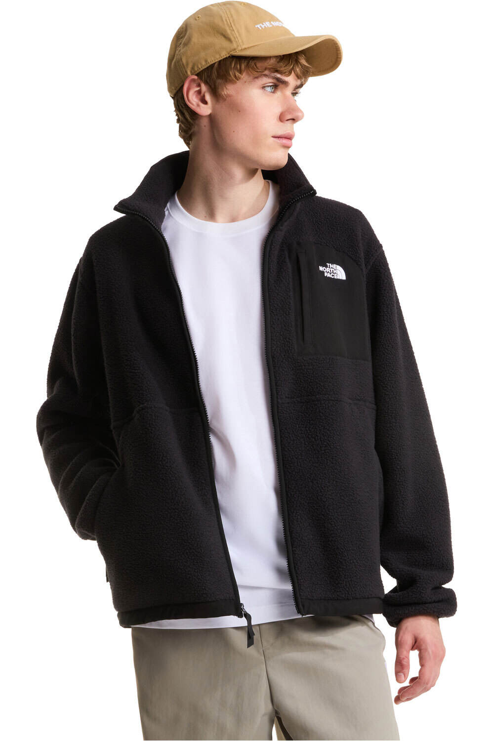 The North Face forro polar hombre YUMIORI OFF PEAK MARRON vista detalle
