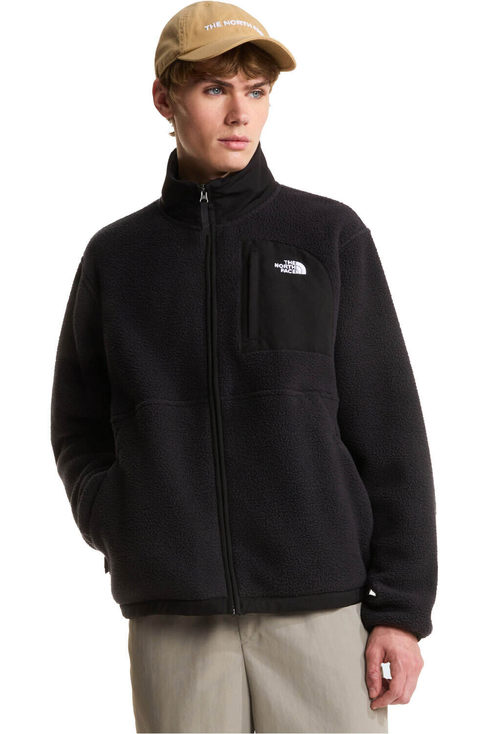 The North Face forro polar hombre YUMIORI OFF PEAK MARRON vista frontal