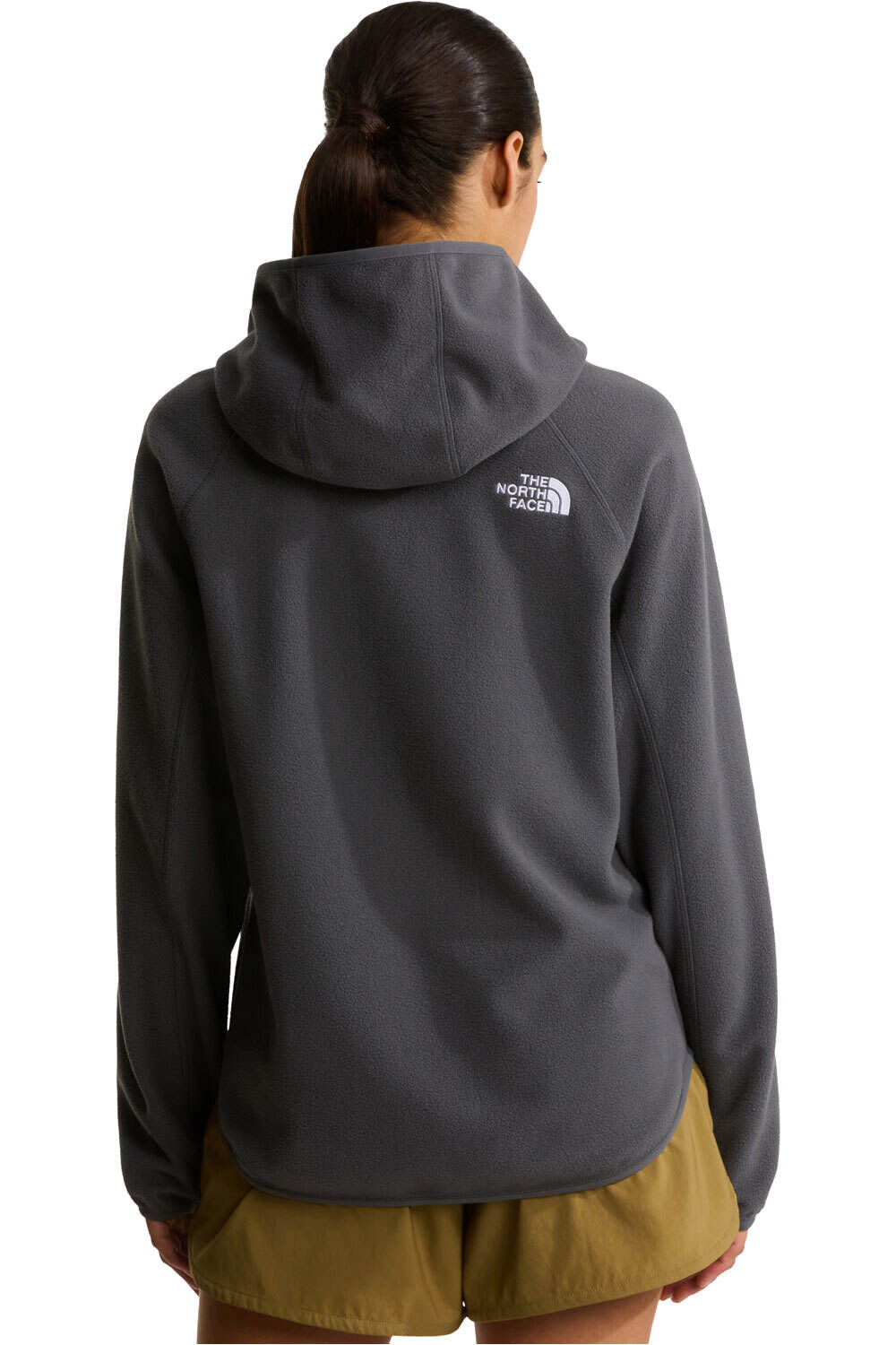The North Face forro polar mujer OXARA GRIS vista trasera