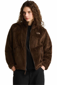 The North Face forro polar mujer W OSITO EVOLVE FULL ZIP JACKET MARRON vista detalle