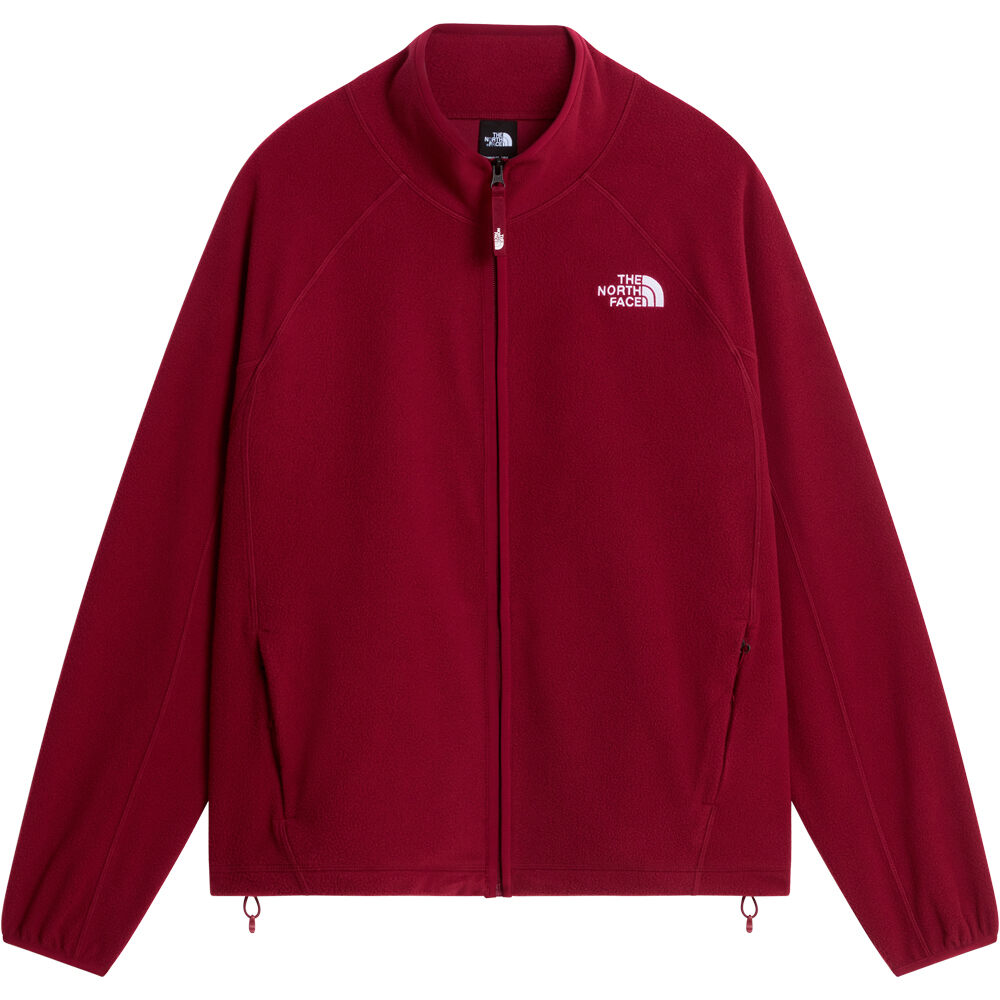 The North Face forro polar mujer W OXARA FULL ZIP FLEECE ROJO 03