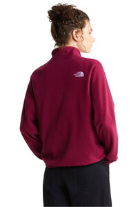 The North Face forro polar mujer W OXARA FULL ZIP FLEECE ROJO vista trasera