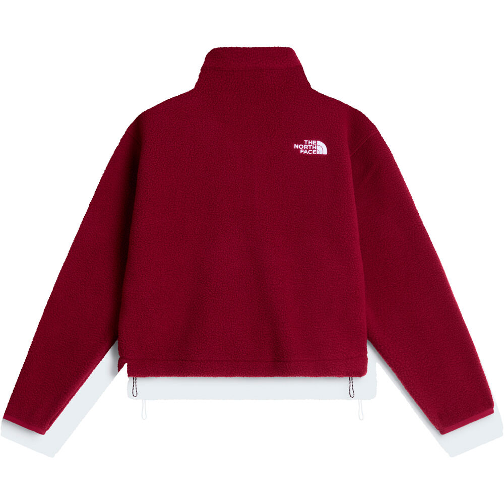 The North Face forro polar mujer W TNF FLEESKI 1/4 ZIP PO ROJO 03