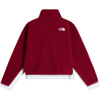 The North Face forro polar mujer W TNF FLEESKI 1/4 ZIP PO ROJO 03