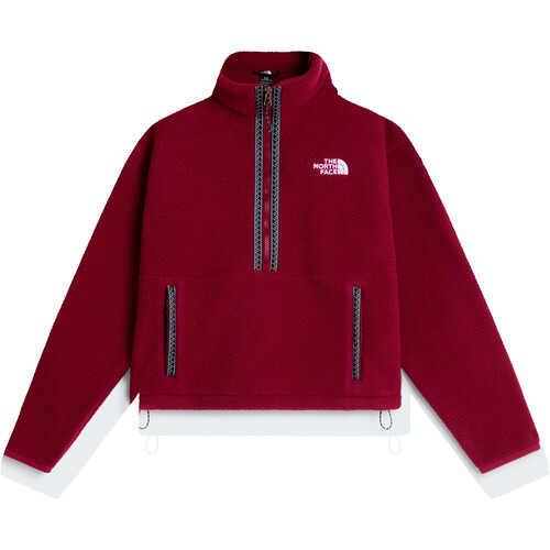 The North Face forro polar mujer W TNF FLEESKI 1/4 ZIP PO ROJO
