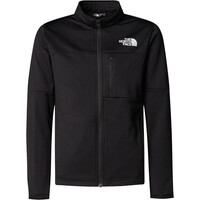 The North Face forro polar niño HIKE MIDLAYER NEGRO vista detalle