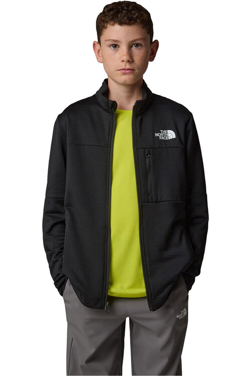 THE NORTH FACE HIKE MIDLAYER negro