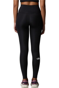 The North Face malla larga mujer FLEX NEGRO vista trasera
