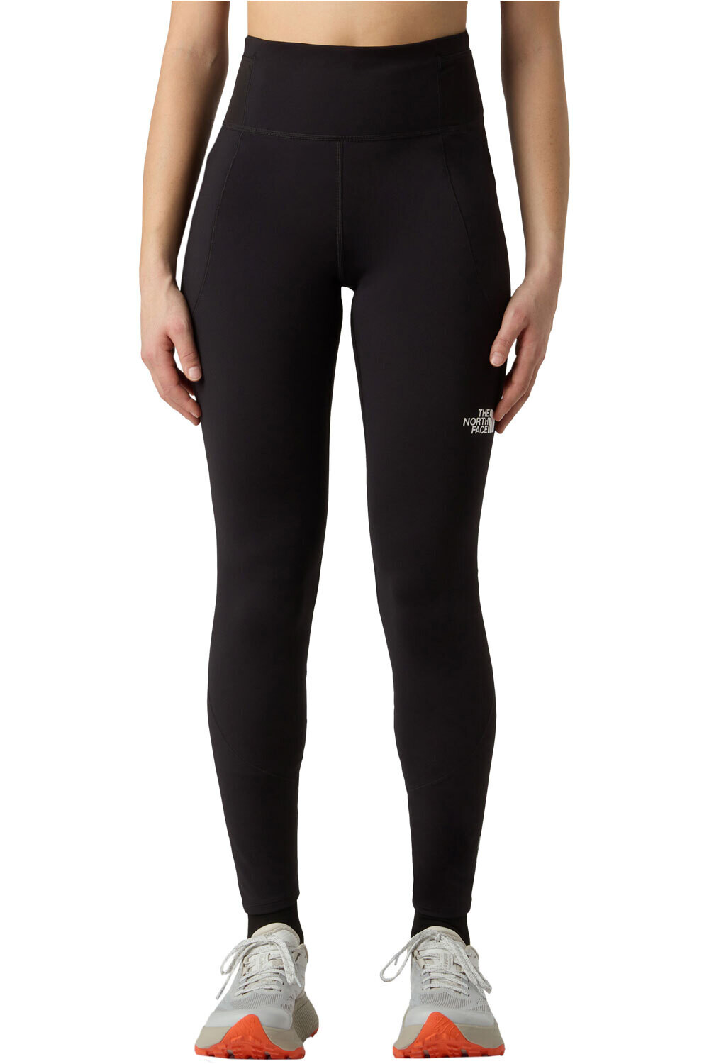 The North Face mallas trail running largas mujer W WINTER WARM PRO TIGHT NEGRO vista frontal