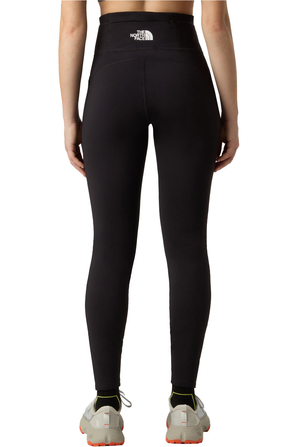 The North Face mallas trail running largas mujer W WINTER WARM PRO TIGHT NEGRO vista trasera